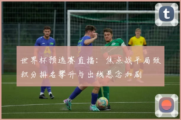 世界杯预选赛直播：焦点战平局致积分排名攀升与出线悬念加剧