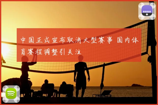 中国正式宣布取消大型赛事 国内体育赛程调整引关注